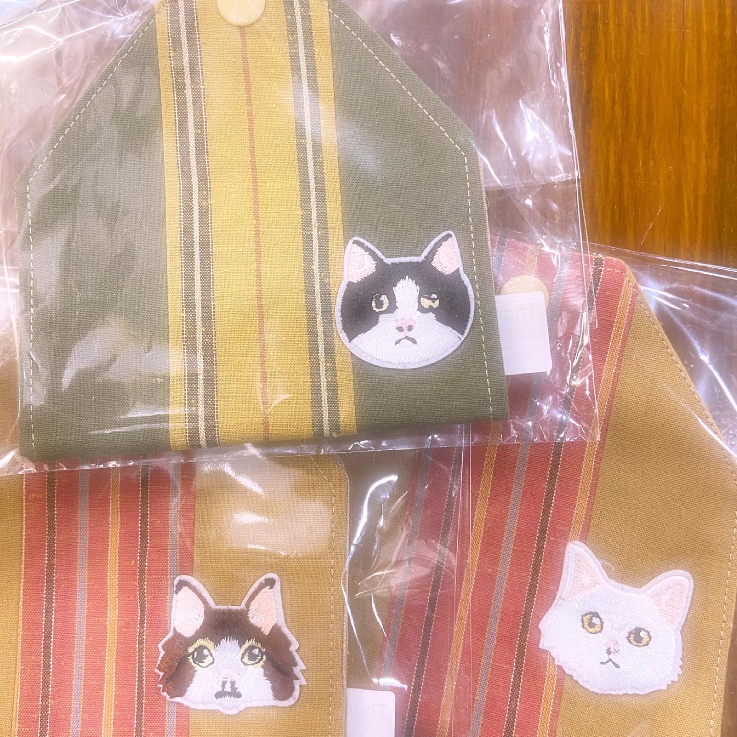 ねこちゃんのマスクケース可愛い!!
猫ちゃんの保護活動をされている友人から。